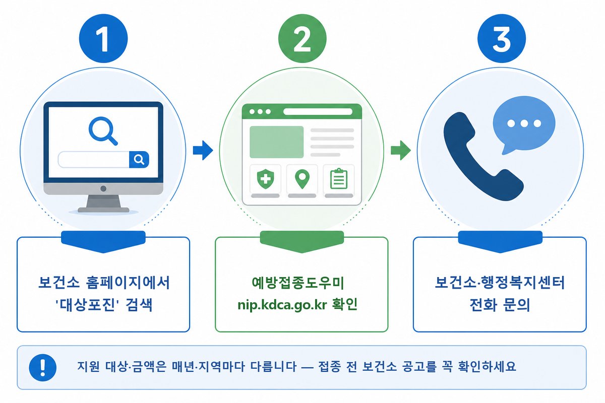 대상포진 예방접종 무료 지원 대상 확인하는 3단계 방법