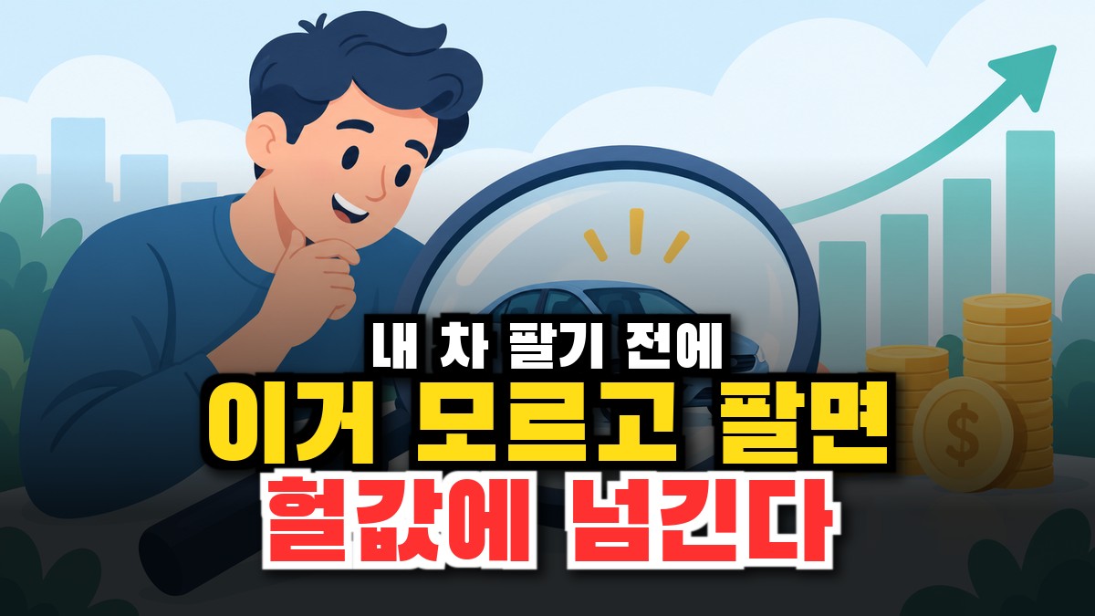 중고차 시세 무료 조회, 2026년 내 차 값 정확히 아는 법 썸네일